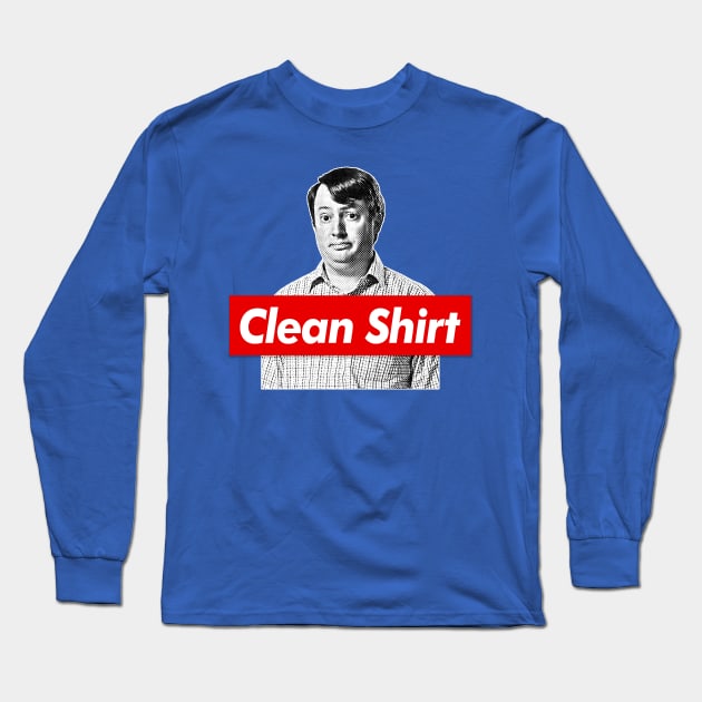 Clean Shirt Corrigan Long Sleeve T-Shirt by DankFutura